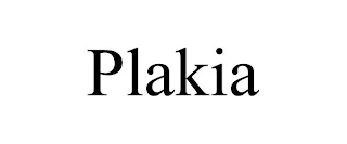 PLAKIA