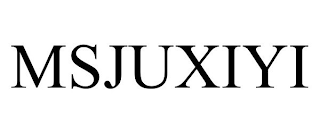 MSJUXIYI