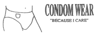 CONDOM WEAR "BECAUSE I CARE"