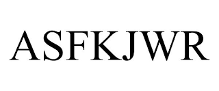 ASFKJWR