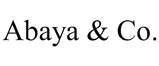 ABAYA & CO.