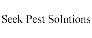 SEEK PEST SOLUTIONS