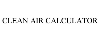 CLEAN AIR CALCULATOR