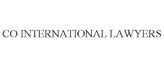 CO INTERNATIONAL LAWYERS