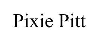 PIXIE PITT