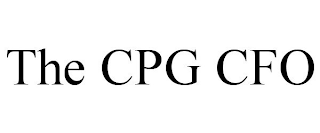 THE CPG CFO