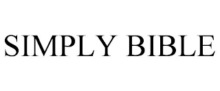 SIMPLY BIBLE