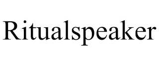 RITUALSPEAKER