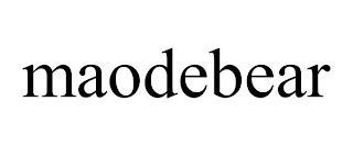 MAODEBEAR