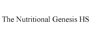 THE NUTRITIONAL GENESIS HS