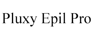 PLUXY EPIL PRO