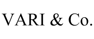 VARI & CO.