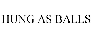 HUNG AS BALLS