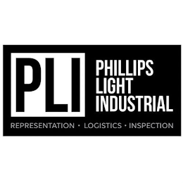 PLI PHILLIPS LIGHT INDUSTRIAL REPRESENTATION · LOGISTICS · INSPECTION