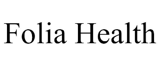 FOLIA HEALTH