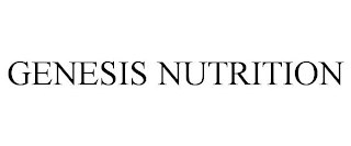 GENESIS NUTRITION
