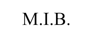 M.I.B.