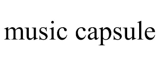 MUSIC CAPSULE