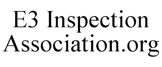 E3 INSPECTION ASSOCIATION.ORG