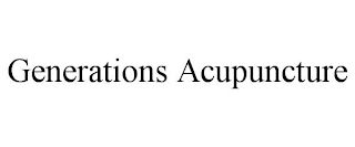 GENERATIONS ACUPUNCTURE