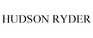 HUDSON RYDER