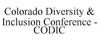 COLORADO DIVERSITY & INCLUSION CONFERENCE - CODIC