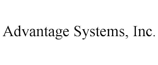 ADVANTAGE SYSTEMS, INC.