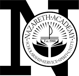 N NAZARETH· ACADEMY· EST. 1900· SCHOLARSHIP· SERVICE· SPIRIT· UNITY