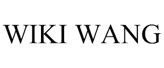 WIKI WANG