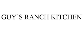 GUY'S RANCH KITCHEN