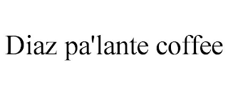 DIAZ PA'LANTE COFFEE