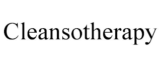 CLEANSOTHERAPY