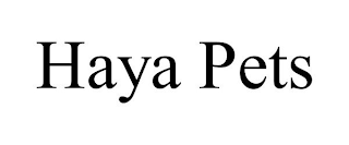 HAYA PETS