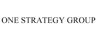 ONE STRATEGY GROUP