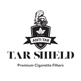 TARR SHIELD PREMIUM CIGARETTE FILTERS ANTI TAR FOR SMOKERS SINCE 1987