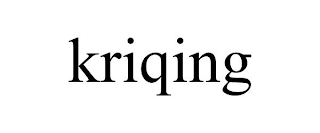 KRIQING