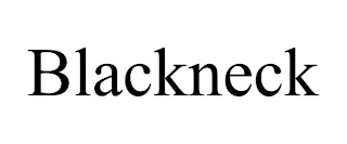 BLACKNECK