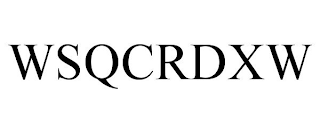 WSQCRDXW