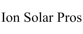 ION SOLAR PROS