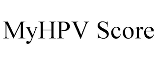 MYHPV SCORE