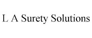 L A SURETY SOLUTIONS