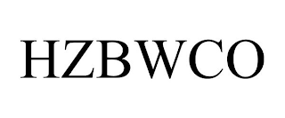 HZBWCO