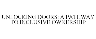 UNLOCKING DOORS: A PATHWAY TO INCLUSIVE OWNERSHIP