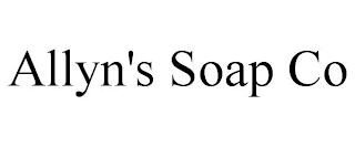 ALLYN'S SOAP CO