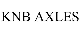 KNB AXLES