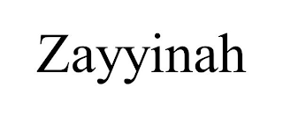 ZAYYINAH