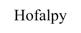 HOFALPY