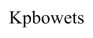 KPBOWETS