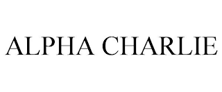 ALPHA CHARLIE