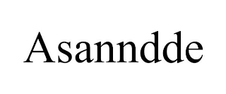 ASANNDDE